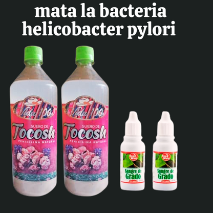 Pack Combate la Bacteria Helicobacter Pylori  y la Gastritis